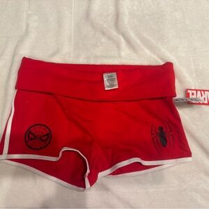Marvel Spider-Man Red Athletic Shorts